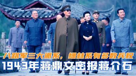趣谈文史 43年蒋鼎文密报蒋介石，直言八路军三大派系，绿林系有多数兵权