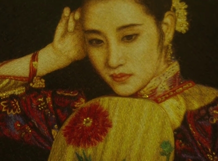 二更视频 她用一根线画出顶级中国风