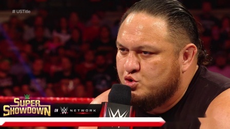 WWE RAW 2019 【RAW 06/03】神秘人雷尔因伤放弃全美冠军