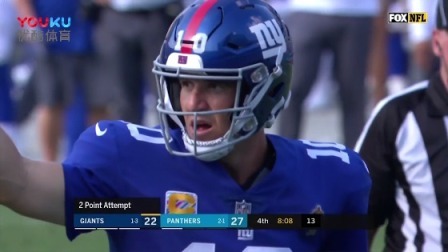 【NFL第5周比赛集锦】巨人31-33黑豹
