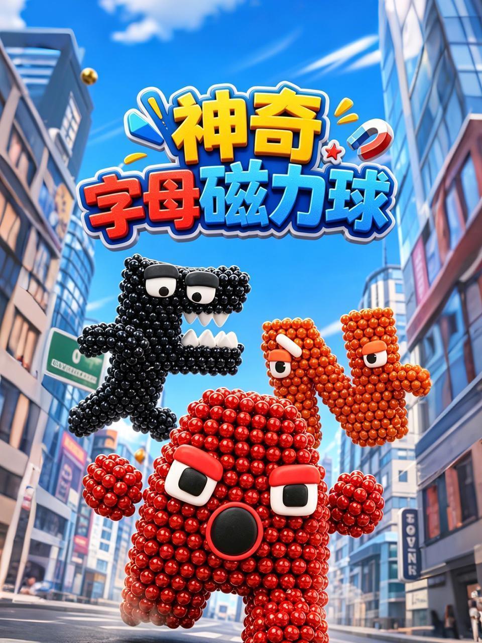 神奇字母磁力球