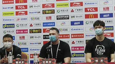 福建男篮主帅凯撒：劳森对我们很重要 他可以掌控比赛
