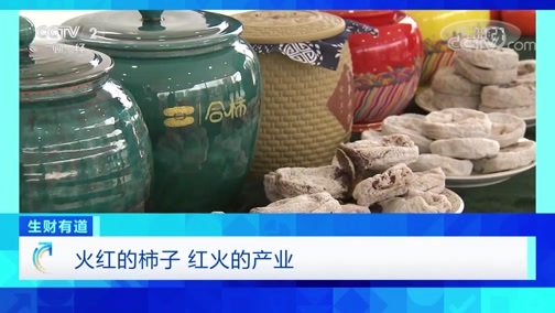 生财有道 《生财有道》 20191230 火红的柿子 红火的产业