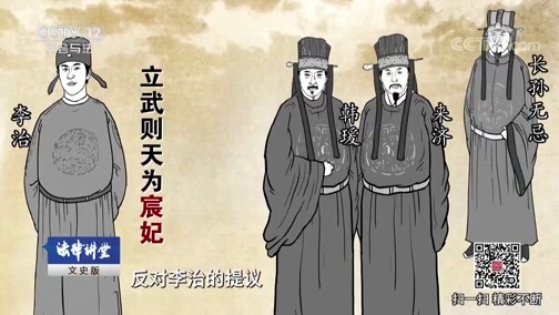 法律讲堂 《法律讲堂(文史版)》 20181014 大唐第一宰相长孙无忌（五）对武则天说不