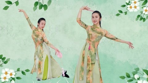 广场舞《望春风》团扇舞