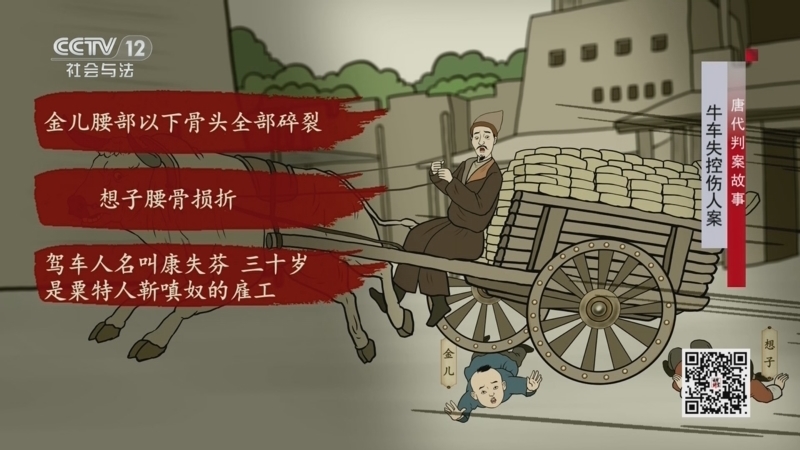 法律讲堂 《法律讲堂(文史版)》 20250722 唐代判案故事·牛车失控伤人案