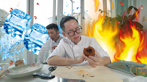 小缸和阿灿 爽到哭泣！自制风油精月饼