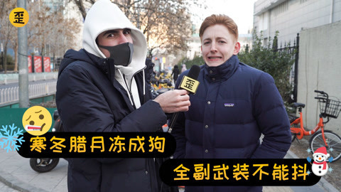 歪果仁研究协会 歪果仁在中国冬天冻成狗