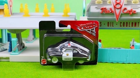 赛车总动员1代警车警长塑料小车分享
