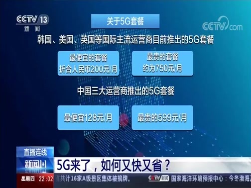 新闻1+1 《新闻1+1》 20191031 5G来了，如何又快又省？
