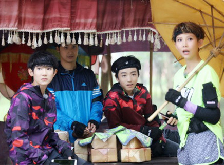 蔡少芬田亮入团TFBOYS