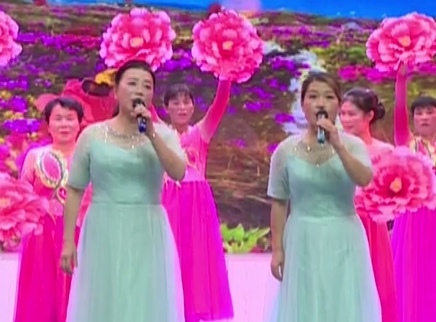 321动起来 歌舞表演《山丹丹花开红艳艳》
