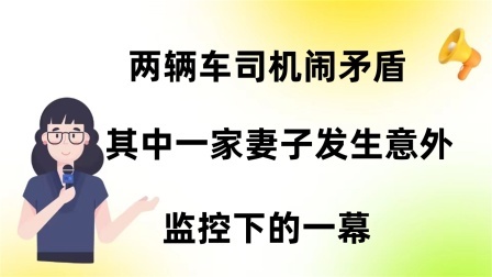 品人生百味第二季 两辆车司机闹矛盾，其中一家妻子发生意外，监控下的一幕