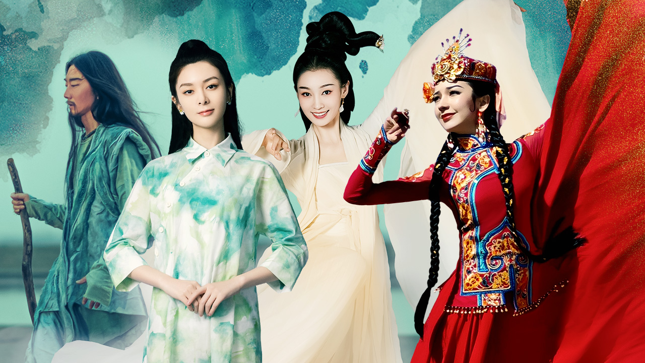 2023清明奇妙游：傅菁一秒穿越，演绎茶艺之美