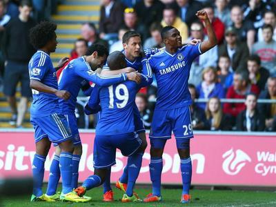 英格兰足球超级联赛 13-14赛季第34轮 斯旺西VS切尔西