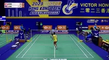2023中国香港羽毛球公开赛 男单资格赛 盛晓东VS梁峻豪