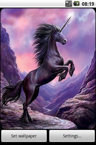 unicorn aestheticism style for your android phone live wallpaper