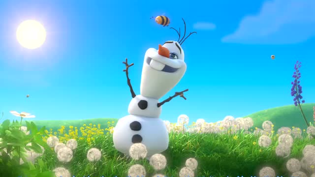 冰雪奇缘:小雪人雪宝上线,这是一个想过夏天的雪人