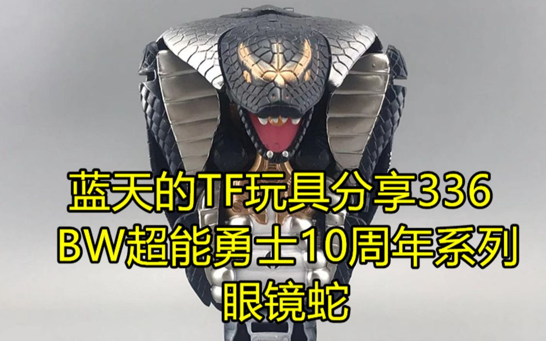 蓝天的tf玩具分享336—变形金刚bw超能勇士10周年系列眼镜蛇
