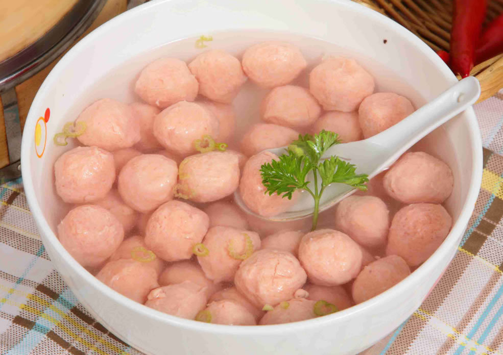 鸡肉丸汤