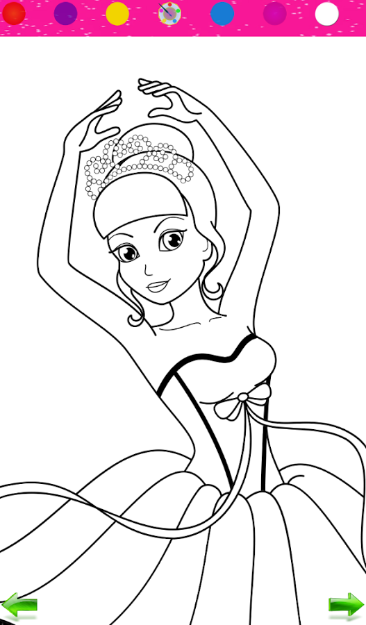 princesses & fairies coloring