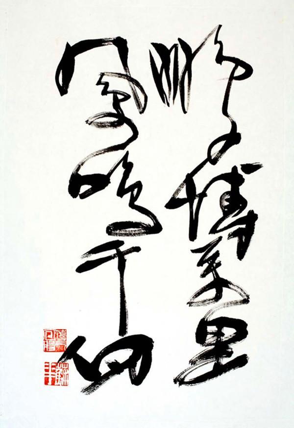 女书家苏华书法,以意为趣,激情涌动,网友批评:不自然,不协调